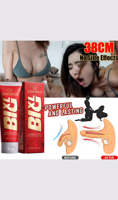 Zenorius Big XXL™ — Gel Avansat pentru Îmbunătățirea Performanței Masculine